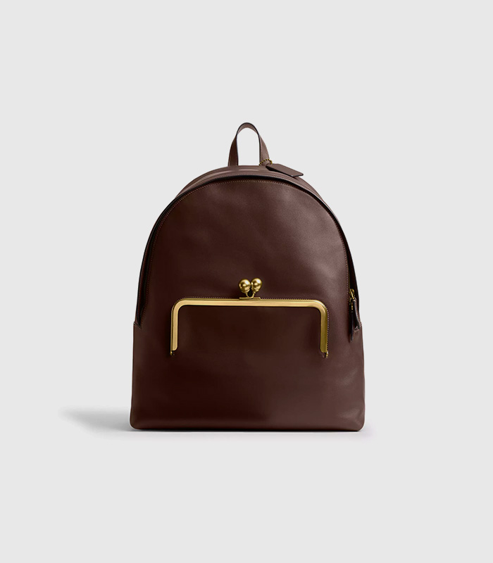 kisslock-frame-backpack.jpeg Kisslock Frame Backpack - Image 1