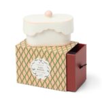 The Yuzu Woods candle is set in a porcelain vessel with pink and white hand-painted scalloped details. Fragrance notes feature tangerine, grapefruit, green pineapple, fir, and amber. Once the candle is done, reuse the vessel as a trinket dish or accent piece. Top Notes: Tangerine, Grapefruit, Green Pineapple, Cedar Middle Notes: Fir needle, Frasier Pine Base Notes: Fir Balsam, Amber