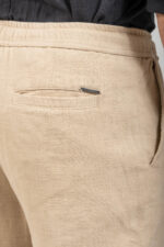 Λινό Παντελόνι Vittorio 500-24-ISLAND BEIGE - Image 5
