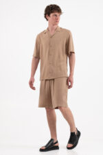 Πουκάμισο Vittorio 800-26-VALLEZZIA BEIGE - Image 4