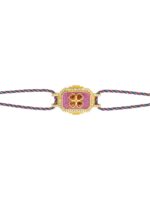 BRACELET-FUCHSIA TREFLE BOHEME