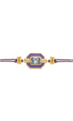 BRACELET-PURPLE ART DECO