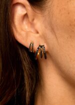 EARRINGS-BLACK MALIA - Image 2