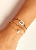 BRACELET-WHITE ART DECO - Image 2