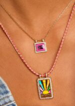NECKLACE-FUSCHIA EL PASO - Image 2