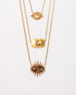 NECKLACE-WHITE MAJESTIC EYE - Image 2