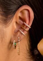 EARRINGS-GREEN PRECIOUS DELHI - Image 2